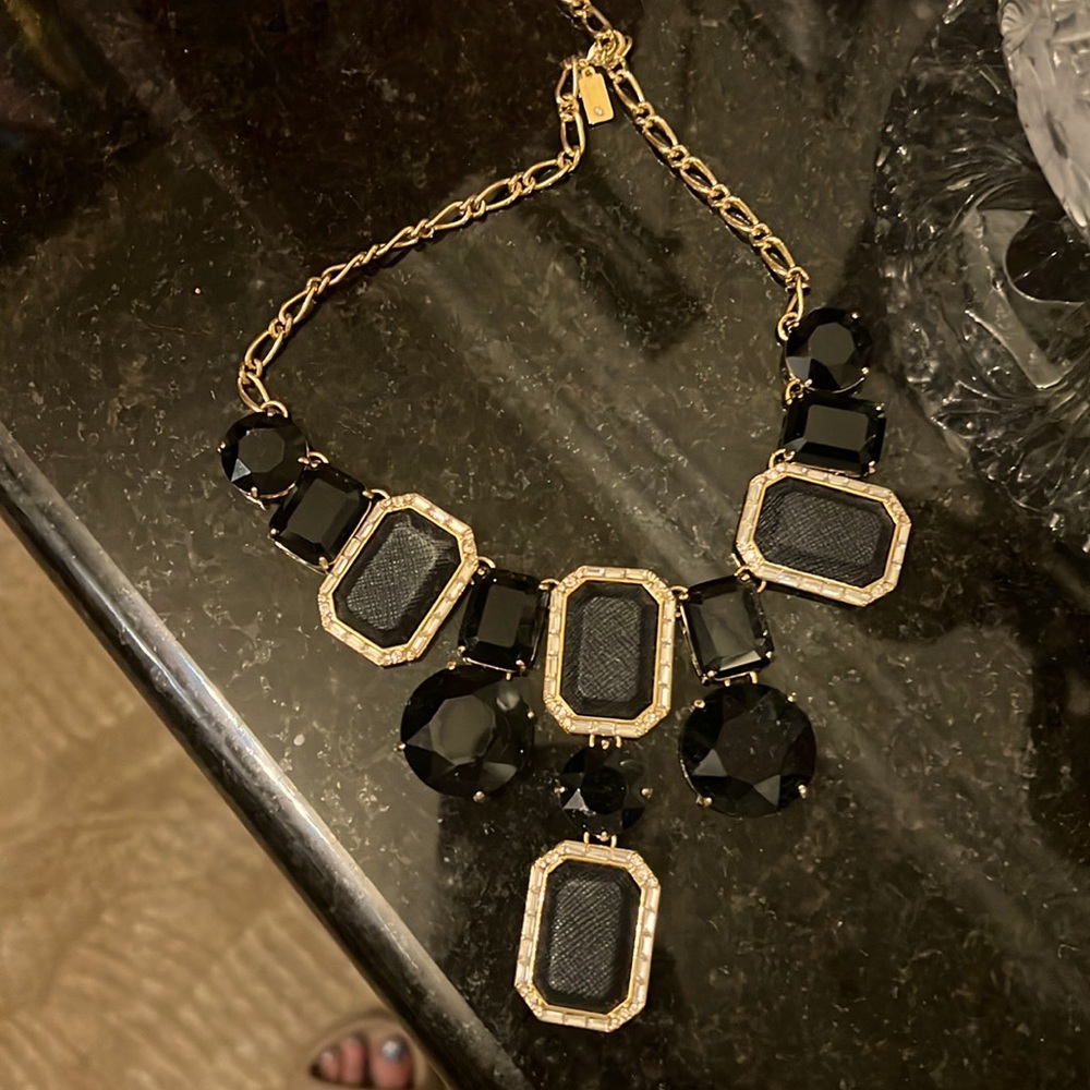 Kate Spade Black and Gold Necklace